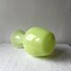Pastel green opaline vase