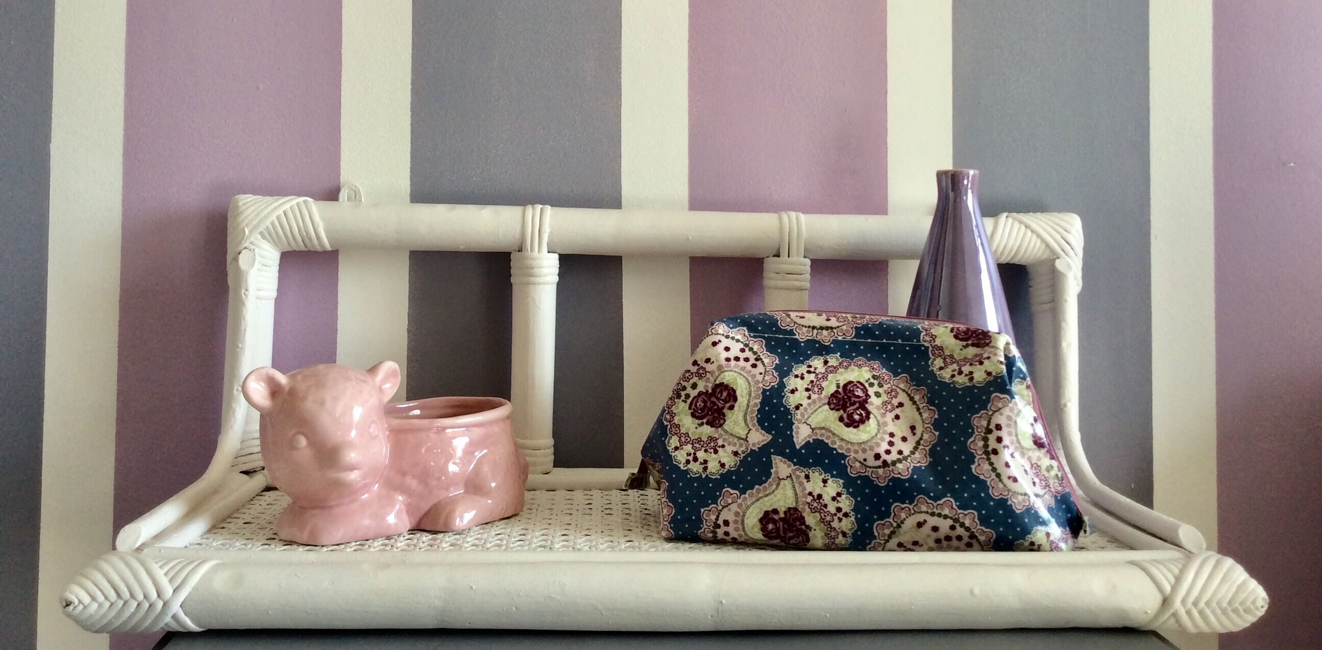 Rattan shelf and canning