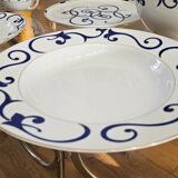 Limoges porcelain service Letang Remy, Odessa Pearl China collection.