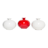 Pino Spagnolo pour Sicart trois vases en céramique 1970