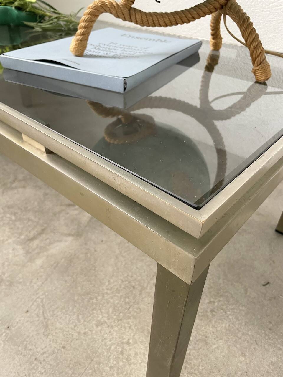 Guy Lefevre coffee table Maison Jansen 1970