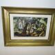 Oil painting on panel sign E.Charles benezit Saint Sebastian 1925