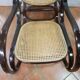Rocking-chair curved wooden