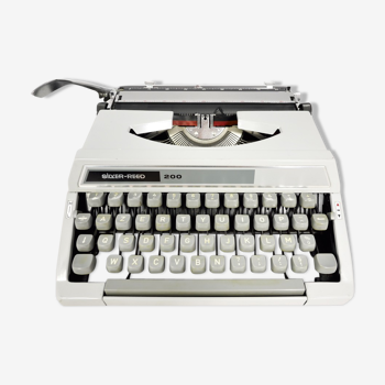 Machine à écrire silver reed grise vintage collection