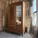 Large Art Deco oak wardrobe (renovated)