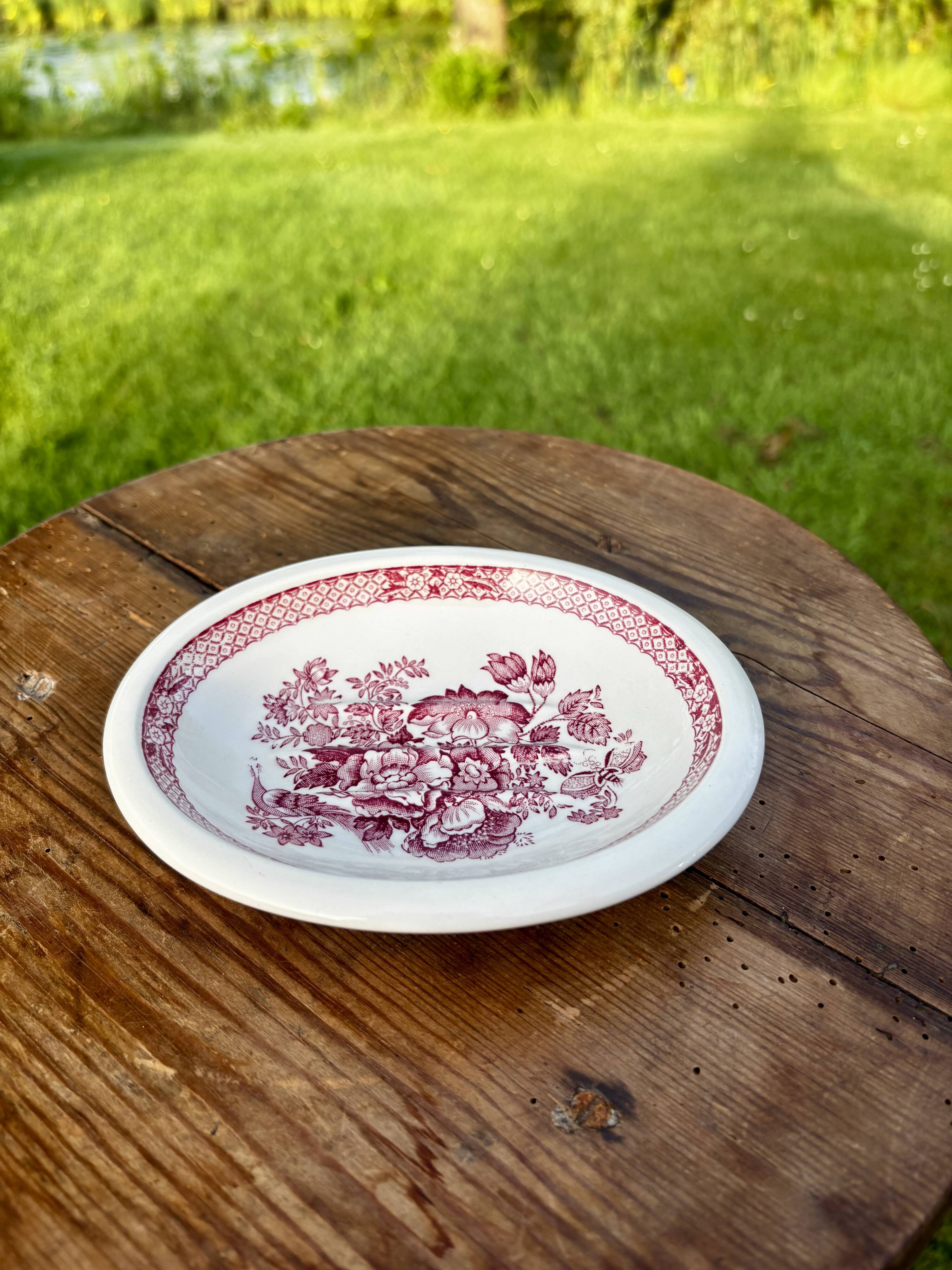 English porcelain soap dish Mason's Stratford