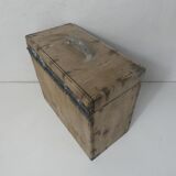 Marine wooden tool chest