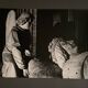 Silver gelatin photograph by Bernard Darot, Tomb of Francis II, An angel, 20th century