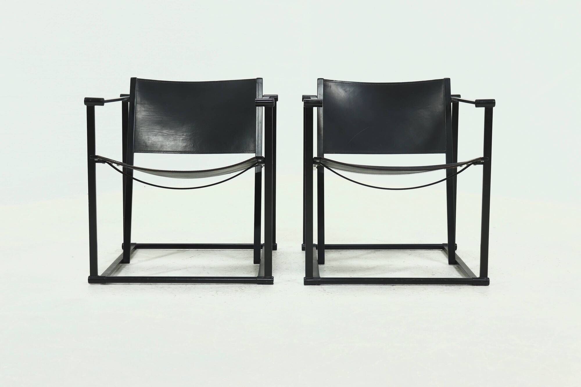 Set of 2 Lounge Chairs Model FM60 by Radboud van Beekum for Pastoe 1980s