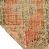 Anatolian handmade vintage rug 230 cm x 136 cm