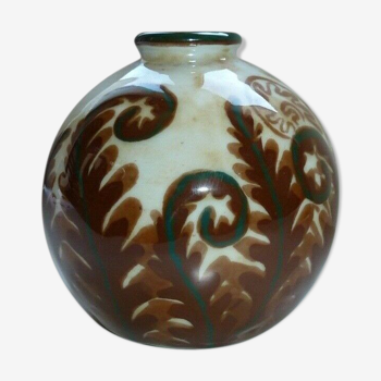 Ancient Art Deco ball vase