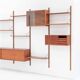 Wall unit with 4 modules by P. Cadovius