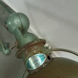 Vintage originele industriële Jielde lamp 2 armen