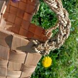 Retro wicker basket