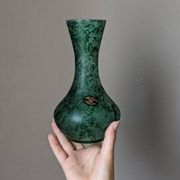 Murano blown glass vase, handcrafted in Italy