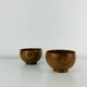 2 bowls/trays in Scandinavian teak