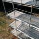 Vintage metal shelf