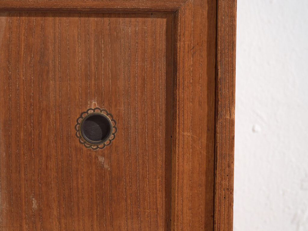 Old low cabinet with sliding doors – Taishō / Showa period (c. 1920-1970) #12