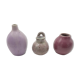 Set of 3 Scandinavian miniature ceramic vases