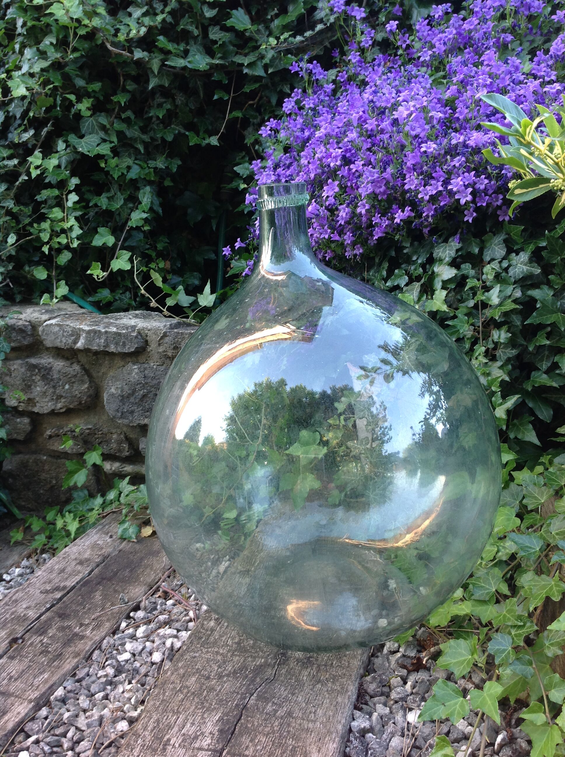 Old demijohn 35 liters, vintage