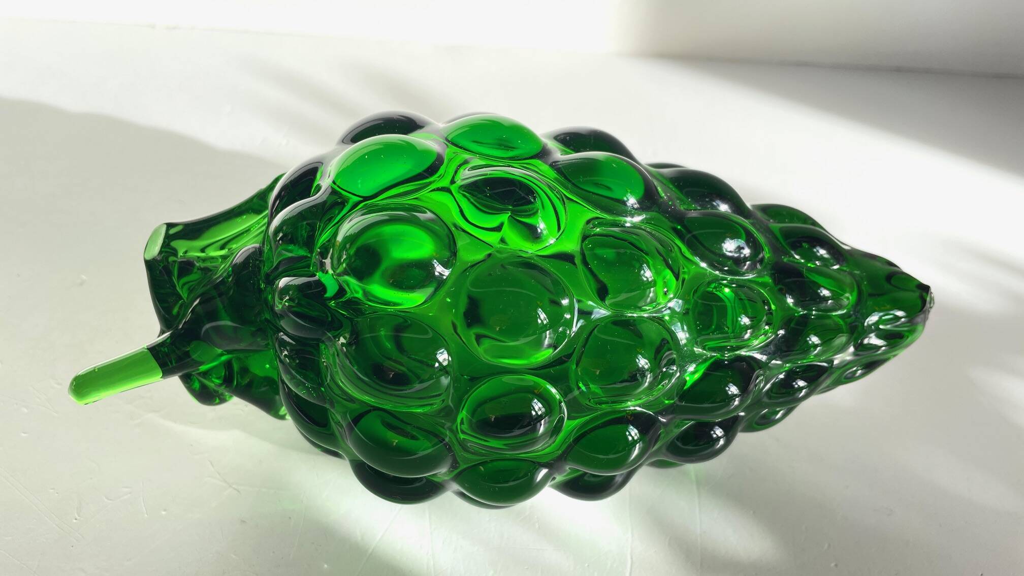 Grappe de RAISIN Verre Vert VINTAGE