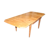 Table extensible pin massif