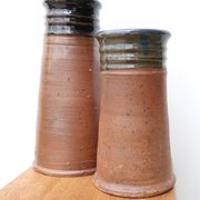 Stoneware vases by Pierre Digan La Borne 60s