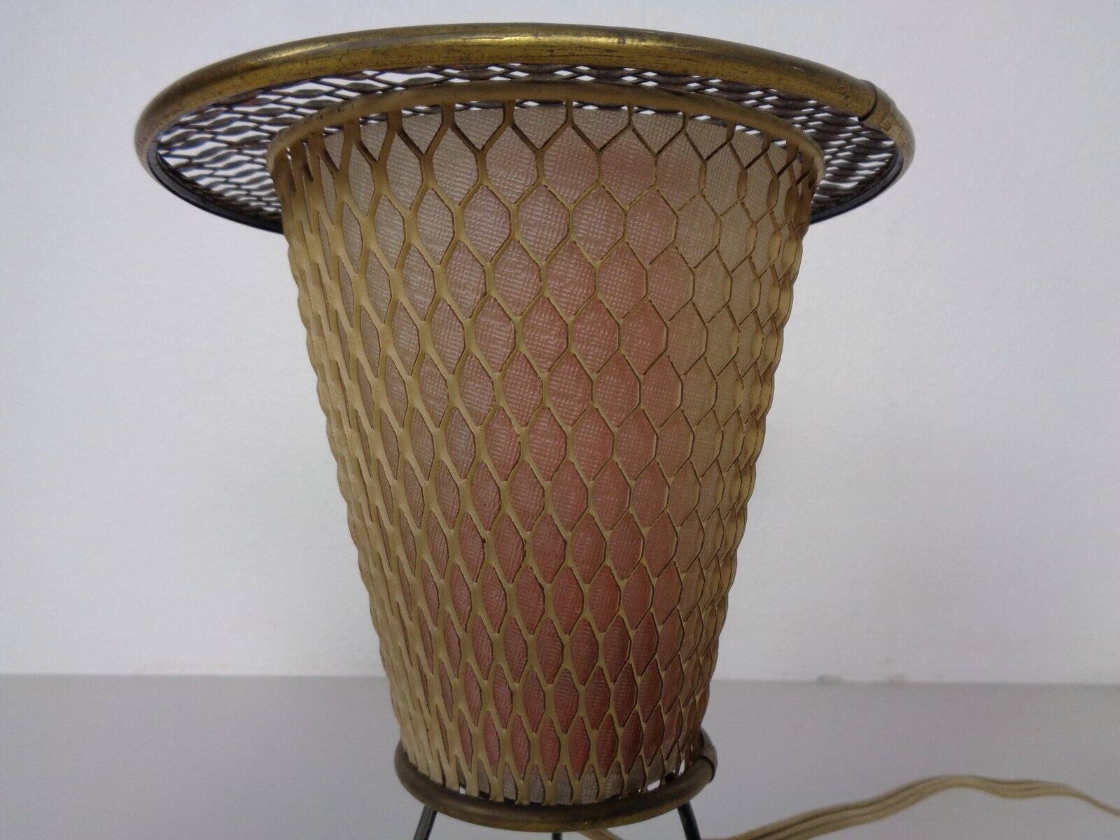 Metal Tripod Table Lamp, Germany, 1950s