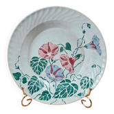 Assiette creuse ancienne Gien – modèle floral