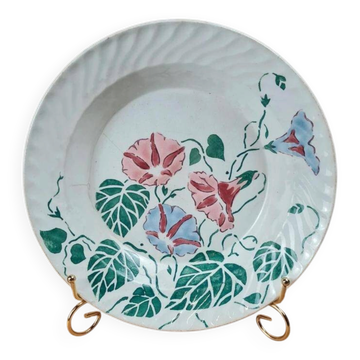 Assiette creuse ancienne Gien – modèle floral
