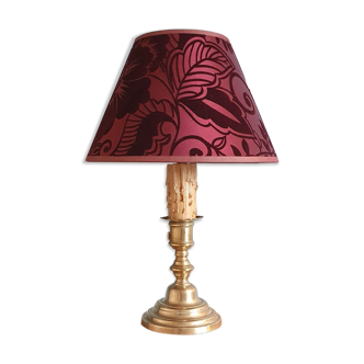 Lampe en bronze doré