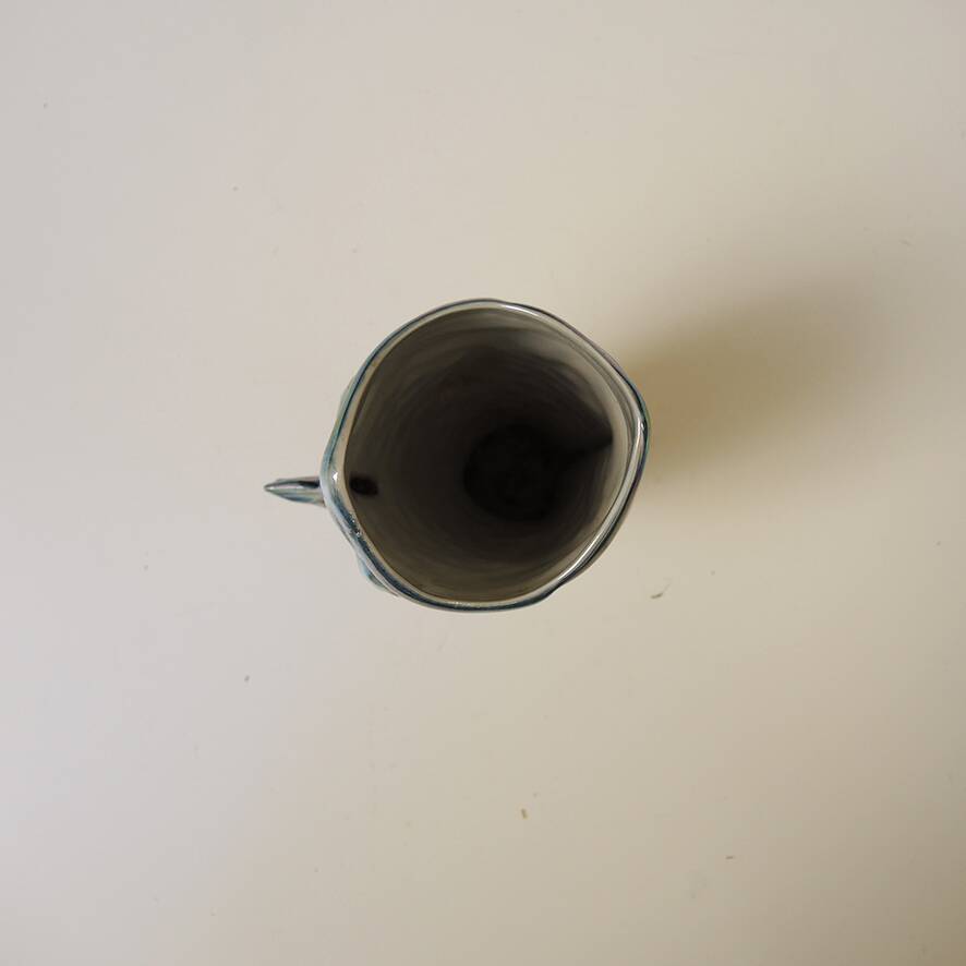 Antique porcelain fish pitcher