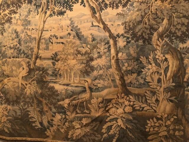 French tapestry verdure by jules pansu
