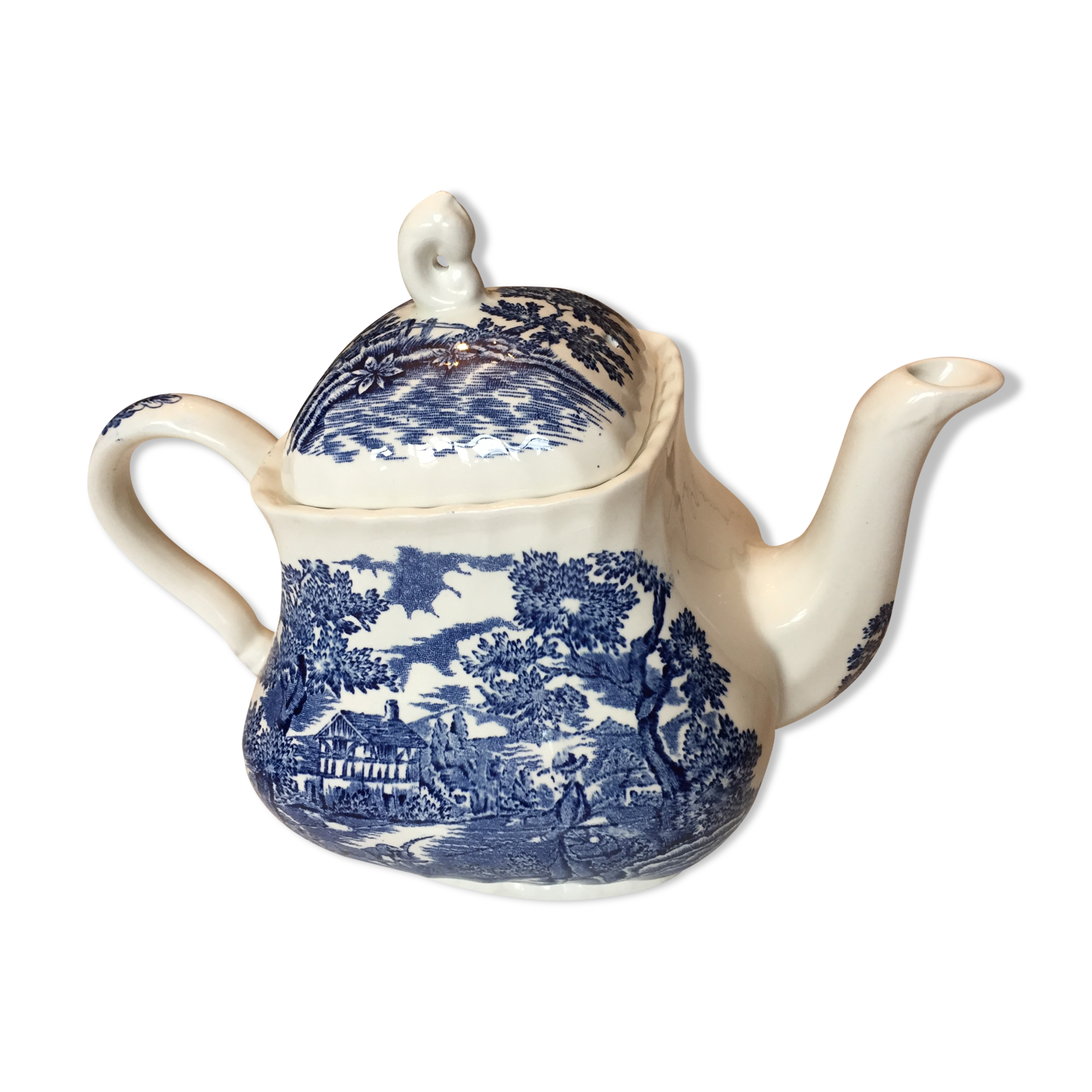 Vintage English teapot The Hunter by Myott