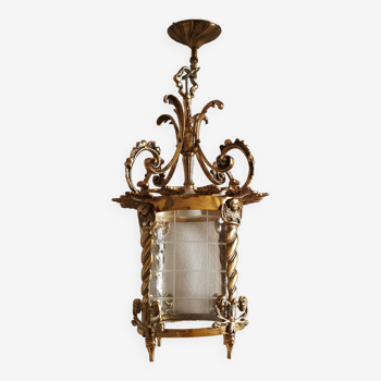 Lanterne ronde antique - bronze