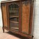 Louis XV style desk set in mahogany and burr walnut