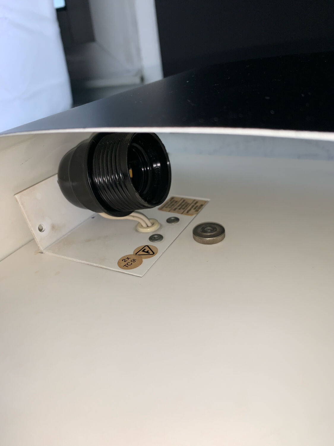 Pair of sonces staff leuchten 1968