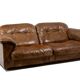 Maison De Sede. Two-seater sofa in buffalo leather. 1970s.