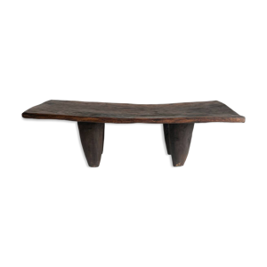 Banc sculptural en bois - unique