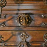 Porte Manteau En Noyer De Style Néo-gothique