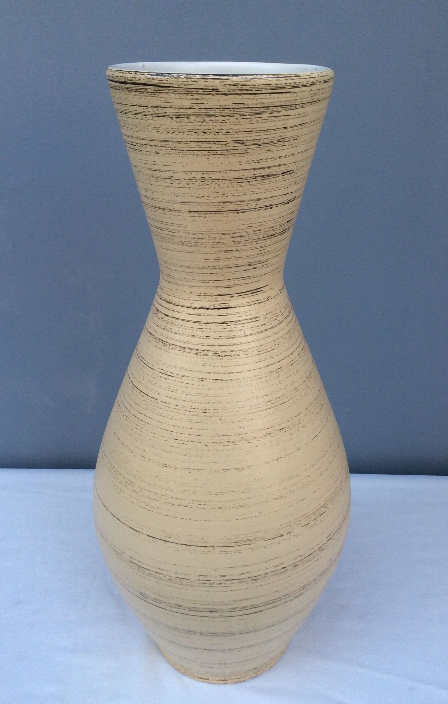 Vase en céramique West Germany 40cm.