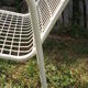Three emu armchairs model italian vintage iron and rilsan
