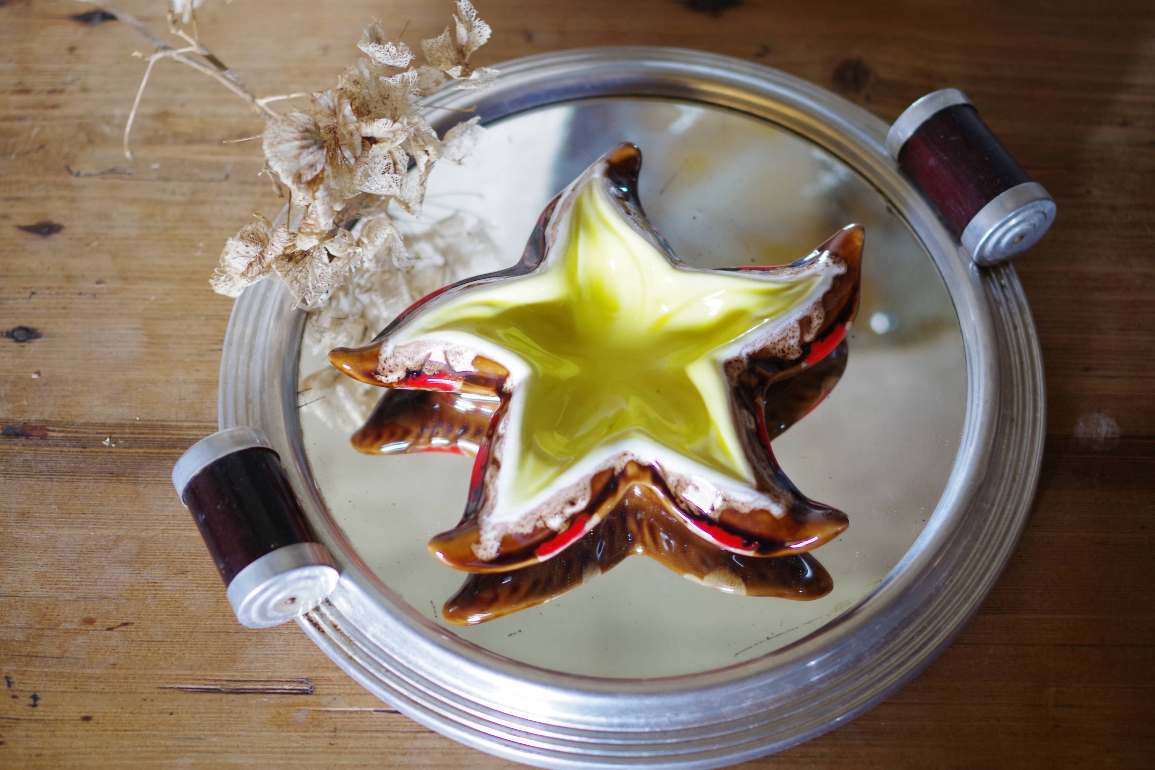 Old ashtray signed Vallauris