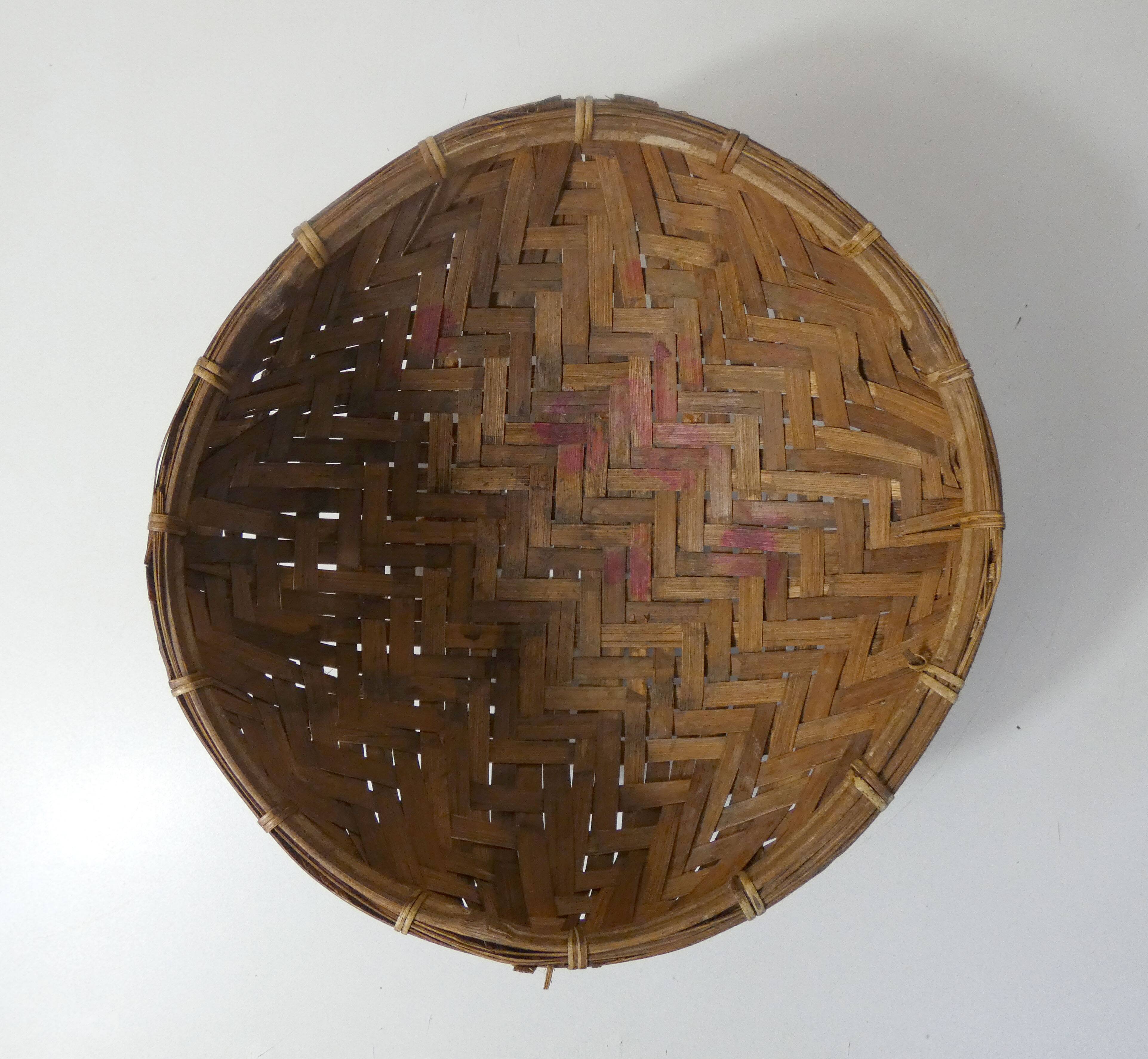 rattan basket basket for herbalist gathering