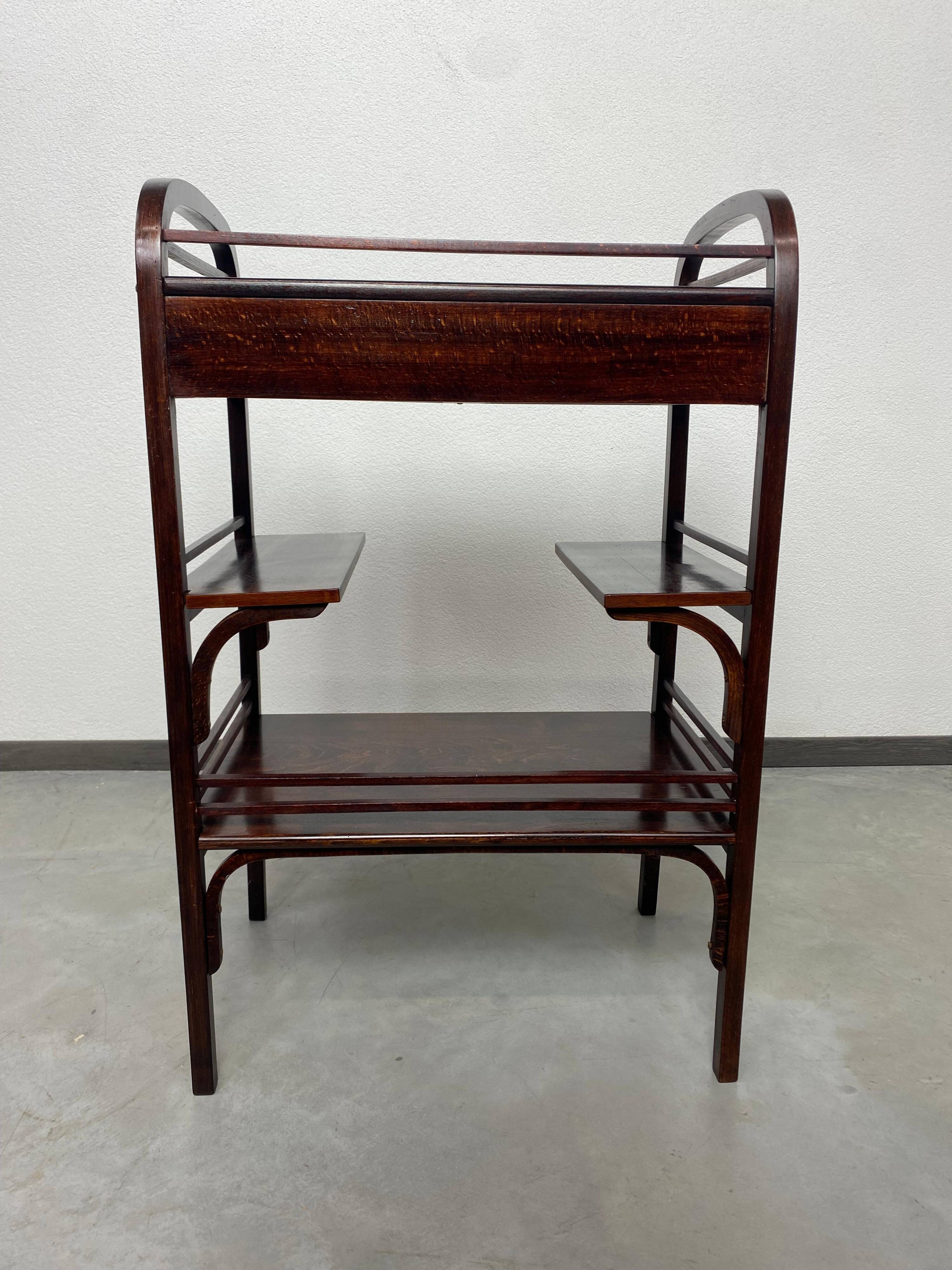 Vienna Secession shelf attributed to Koloman Moser and Otto Wagner executed by Fischel.