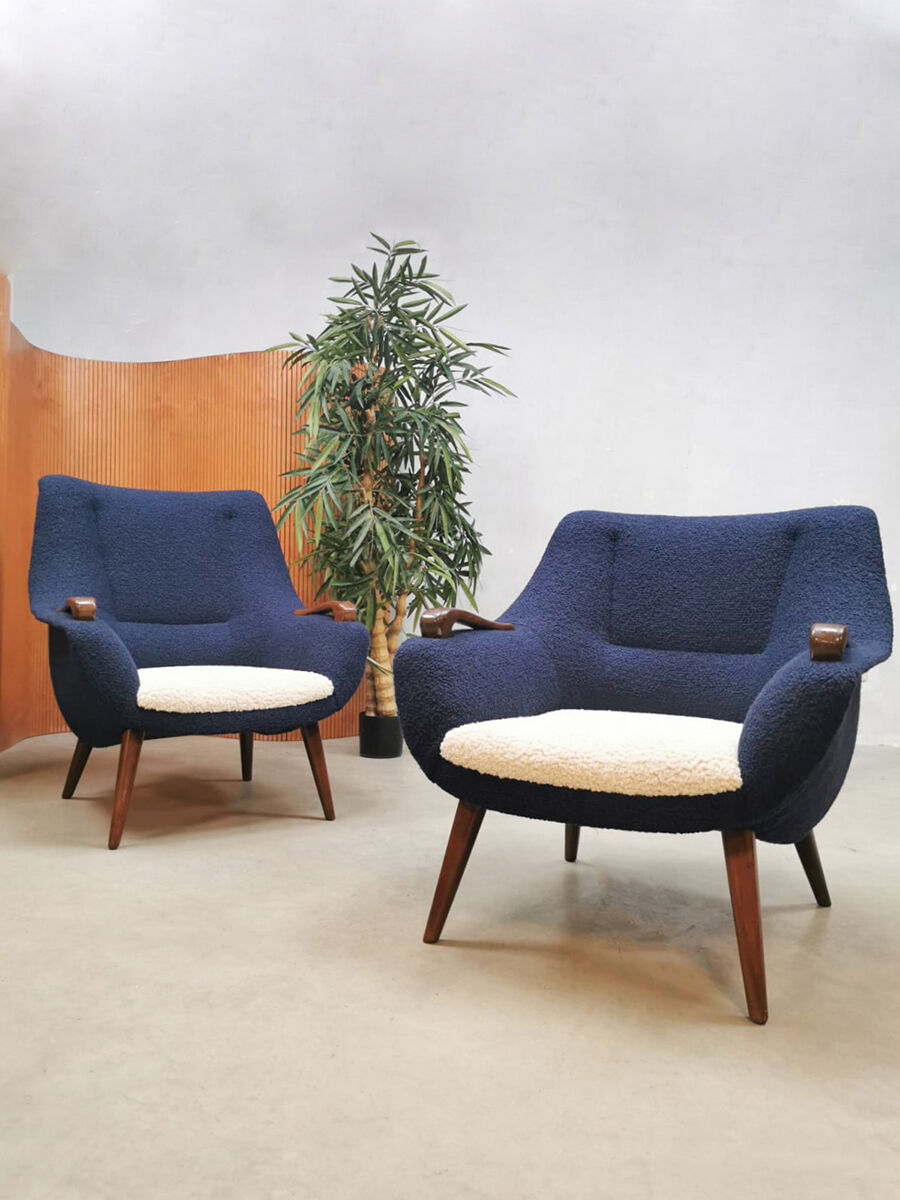 Paire de fauteuils 1950
