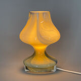 Lampe de table tout en verre des années 1970, Tchécoslovaquie