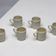 Ensemble de six tasses à expresso George Nelson, mi-siècle moderne