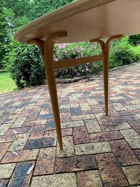 Superellipse table by Piet Hein and Bruno Mathsson Denmark 70s/80s