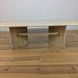 Travertine coffee table